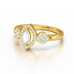 Marquise Cut 0.5 CT Lab Grown Diamond Ring Jama Jewels