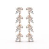 Marquise Cut 1.33 CT Lab Diamond Dangle Earring