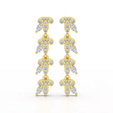 Marquise Cut 1.33 CT Lab Diamond Dangle Earring