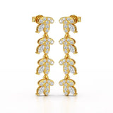 Marquise Cut 1.33 CT Lab Diamond Dangle Earring