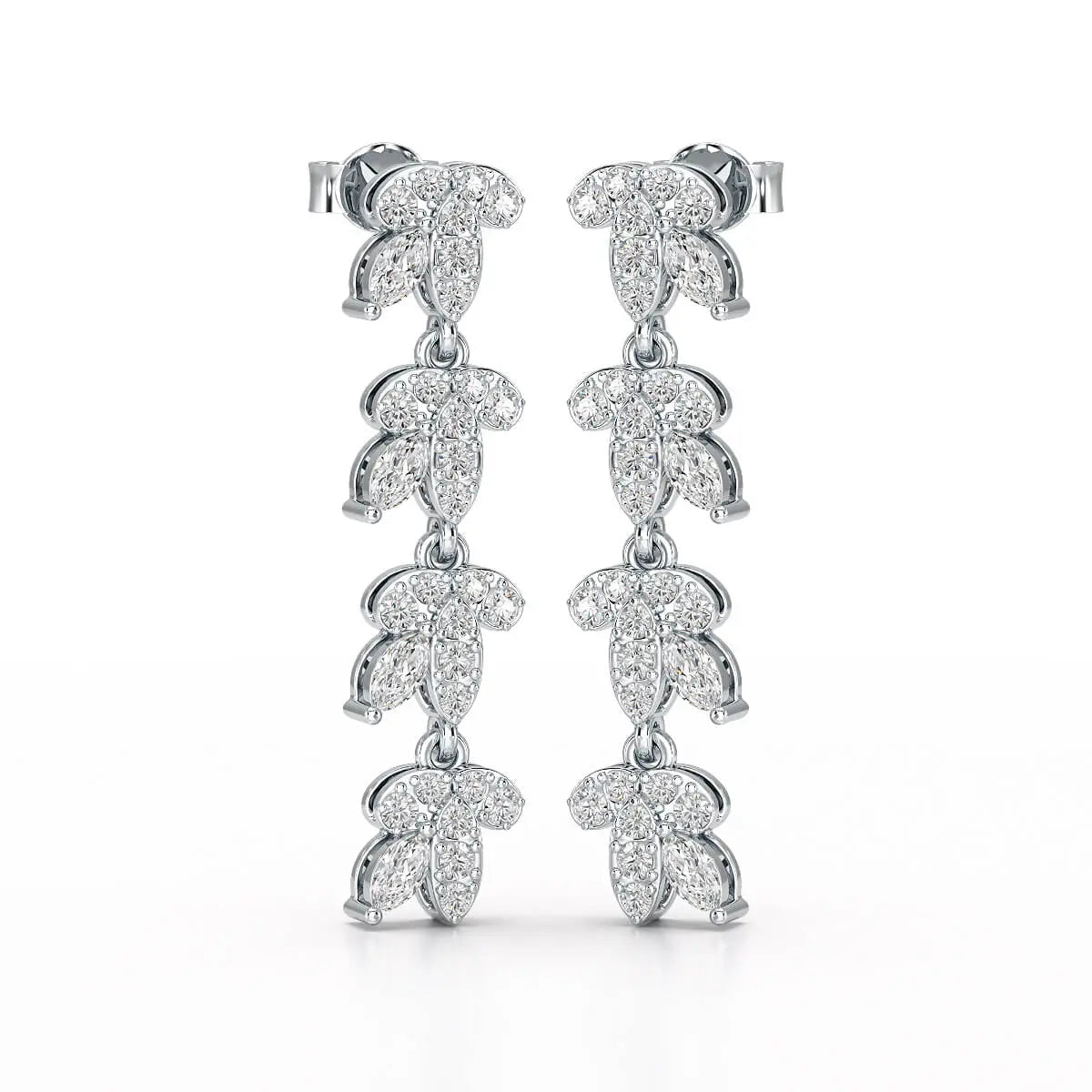 Marquise Cut 0.7 CT Lab Diamond Dangle Earring Jama Jewels