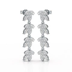 Marquise Cut 0.7 CT Lab Diamond Dangle Earring Jama Jewels