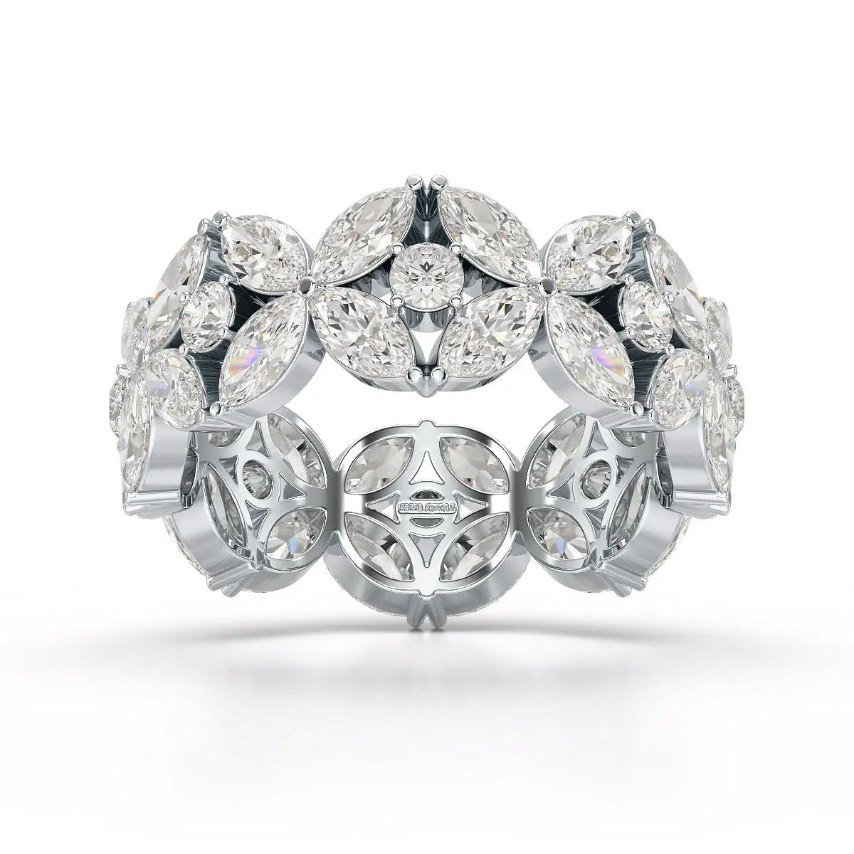 3.68 CT Marquise Cut Lab Diamond Ring Jama Jewels