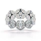 3.68 CT Marquise Cut Lab Diamond Ring Jama Jewels