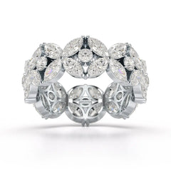 3.68 CT Marquise Cut Lab Diamond Ring Jama Jewels