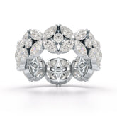 3.68 CT Marquise Cut Lab Diamond Ring