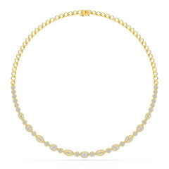 4.53 CT Marquise Cut Lab Diamond Necklace