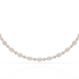 4.53 CT Marquise Cut Lab Diamond Necklace