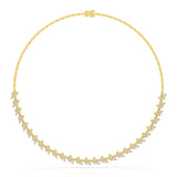 5.14 CT Marquise Shape Lab Grown Diamond Necklace