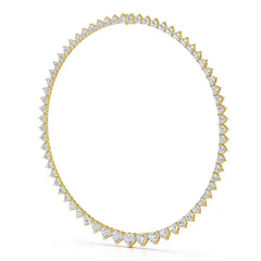 42.12 CT Lab Diamond Heart Cut Necklace Jama Jewels