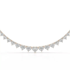 42.12 CT Lab Diamond Heart Cut Necklace Jama Jewels