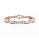 12.25 CT Oval Lab Grown Diamond Tennis Bracelet