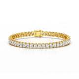 12.25 CT Oval Lab Grown Diamond Tennis Bracelet