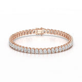 12.25 CT Oval Lab Grown Diamond Tennis Bracelet
