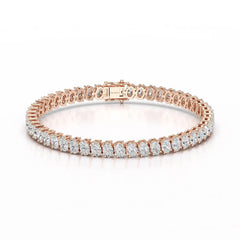 11.70 CT Oval Lab Grown Diamond Tennis Bracelet Jama Jewels