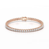 8.55 CT Oval Lab Grown Diamond Tennis Bracelet