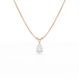 1 Carat Pear Shape Lab Diamond Pendant