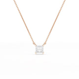 1 CT Lab Grown Diamond Princess Pendant