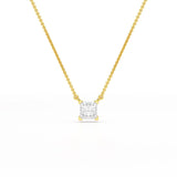 1 CT Lab Grown Diamond Princess Pendant