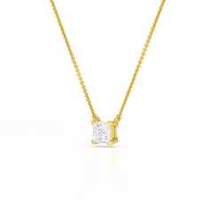 1 CT Lab Grown Diamond Princess Pendant