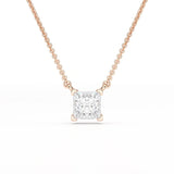 1 CT Lab Grown Diamond Princess Pendant
