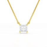 1 CT Lab Grown Diamond Princess Pendant
