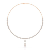 Pear Cut Lab Diamond 5.22 CT Necklace