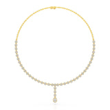 Pear Cut Lab Diamond 5.22 CT Necklace