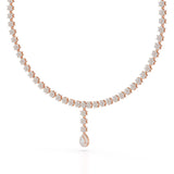 Pear Cut Lab Diamond 5.22 CT Necklace