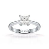 1 Ct Princess Cut Solitaire Lab Diamond Engagement Ring