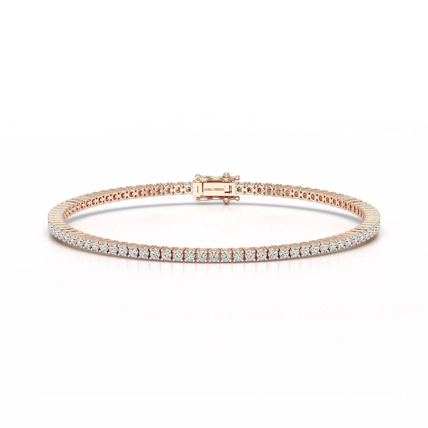 2.15 CT Round cut Lab Diamond Tennis Bracelet Jama Jewels