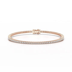 2.15 CT Round cut Lab Diamond Tennis Bracelet Jama Jewels