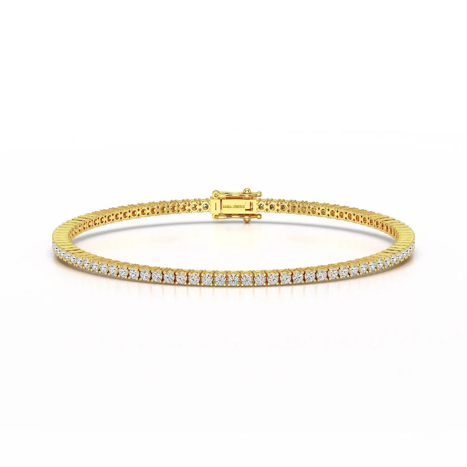 2.15 CT Round cut Lab Diamond Tennis Bracelet Jama Jewels