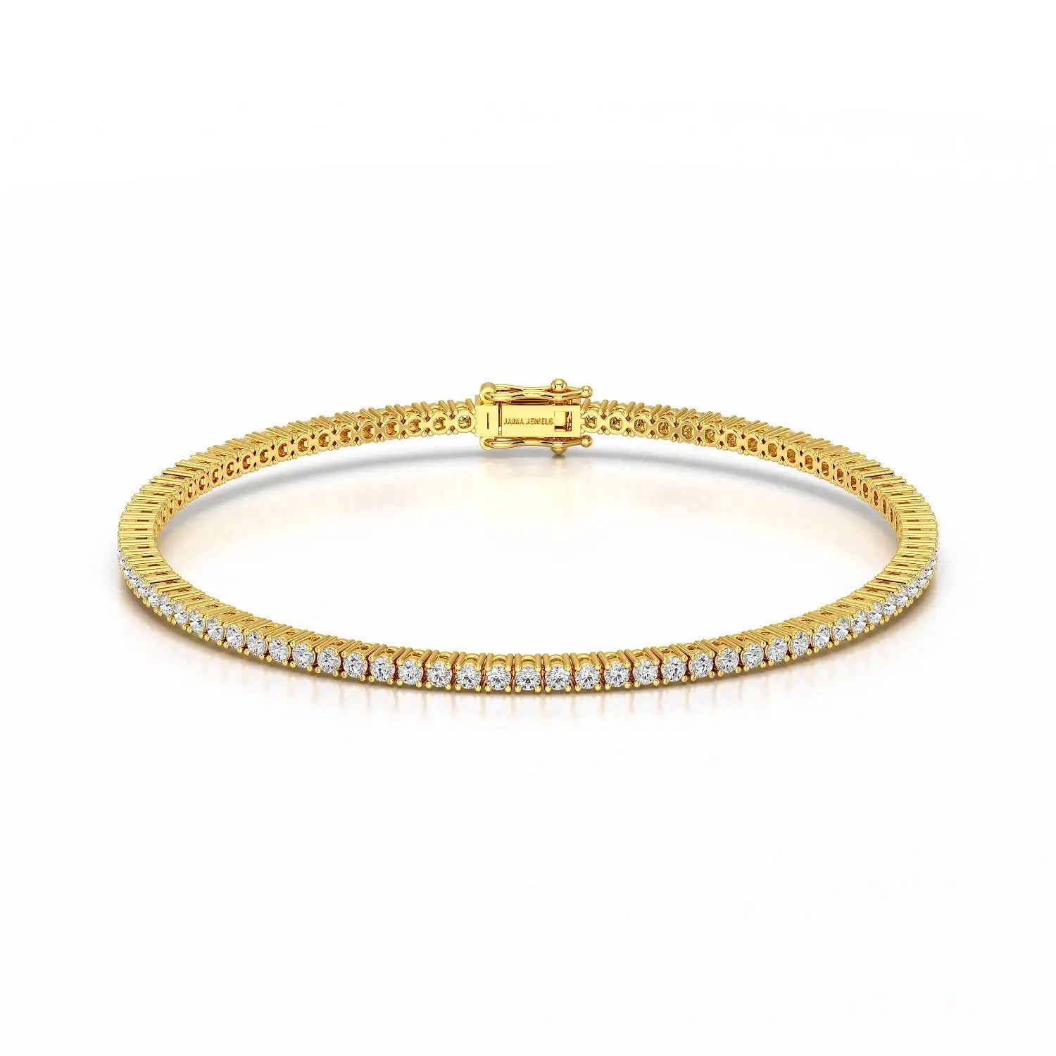2.15 CT Round cut Lab Diamond Tennis Bracelet Jama Jewels