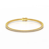 2.5 CT Round cut Lab Diamond Tennis Bracelet