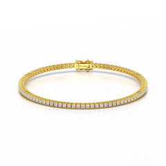 2.15 CT Round cut Lab Diamond Tennis Bracelet Jama Jewels