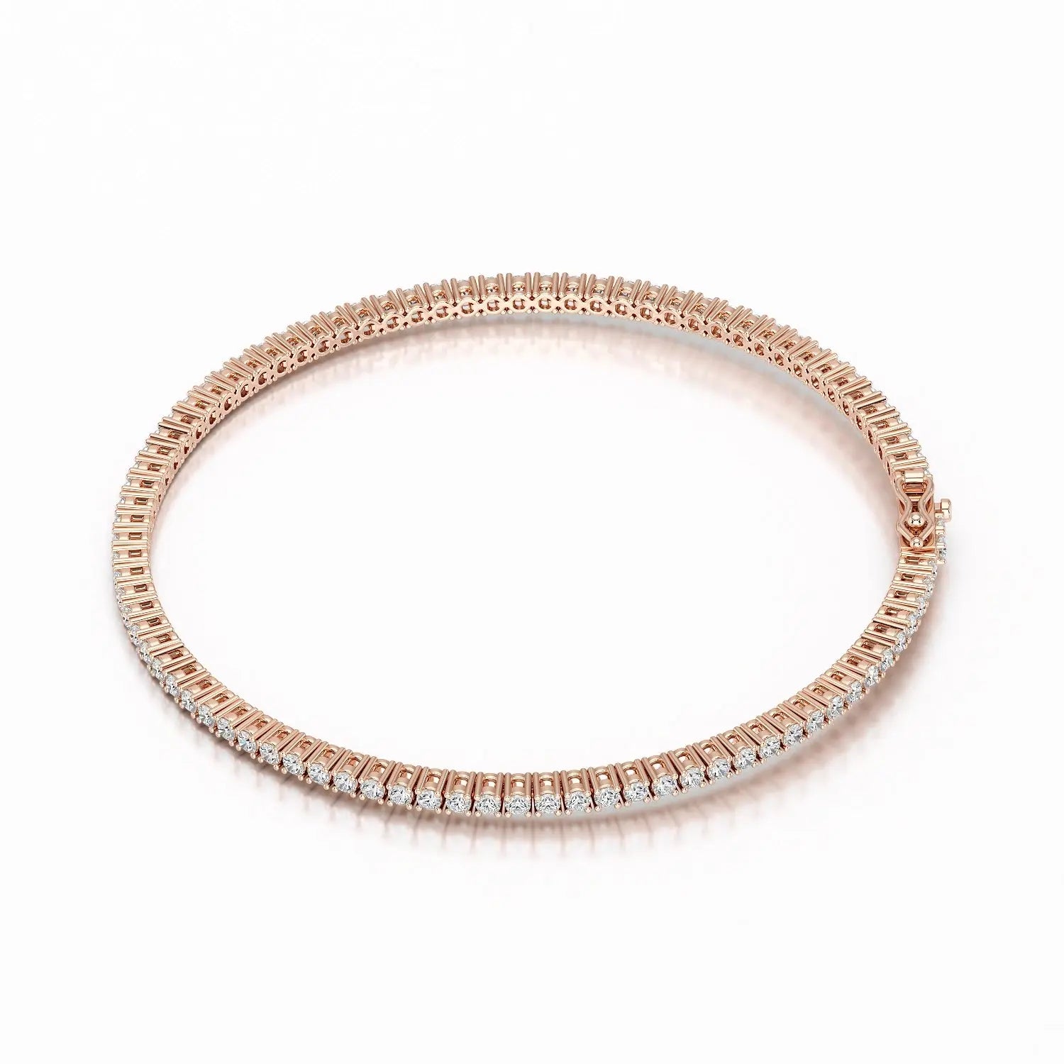 2.15 CT Round cut Lab Diamond Tennis Bracelet Jama Jewels