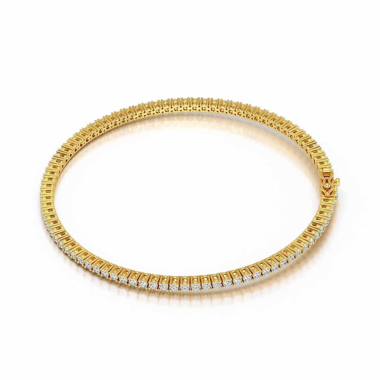 2.15 CT Round cut Lab Diamond Tennis Bracelet Jama Jewels