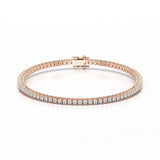 3.5 CT Round cut Lab Diamond Tennis Bracelet