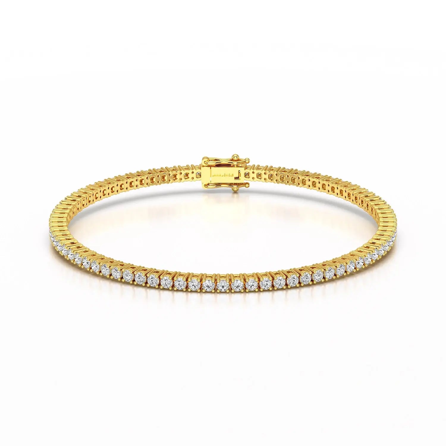 3.5 CT Round cut Lab Diamond Tennis Bracelet Jama Jewels