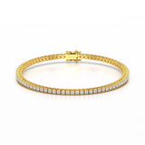 3.5 CT Round cut Lab Diamond Tennis Bracelet