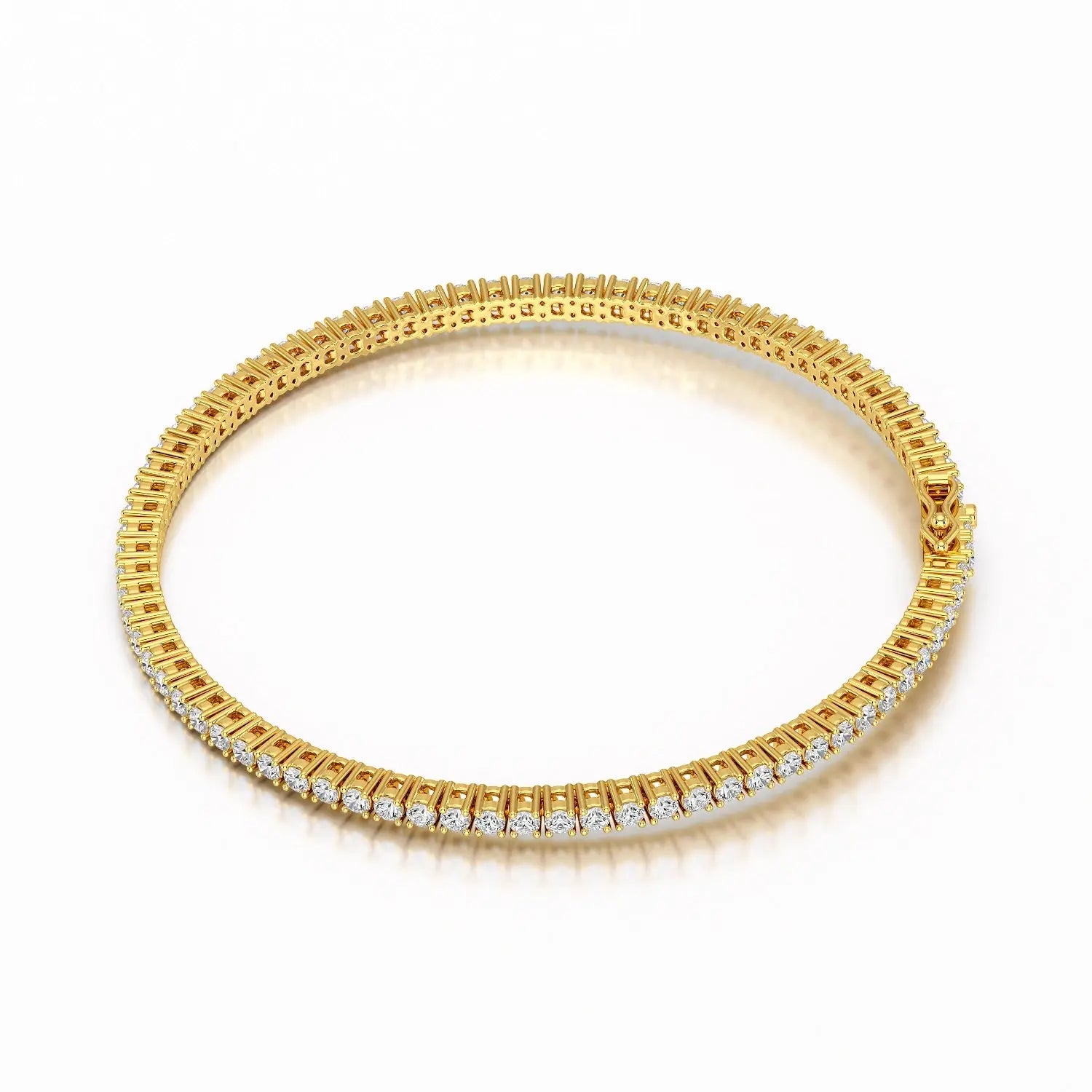 3.5 CT Round cut Lab Diamond Tennis Bracelet Jama Jewels