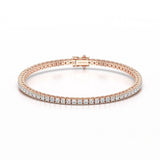4.5 CT Round cut Lab Diamond Tennis Bracelet