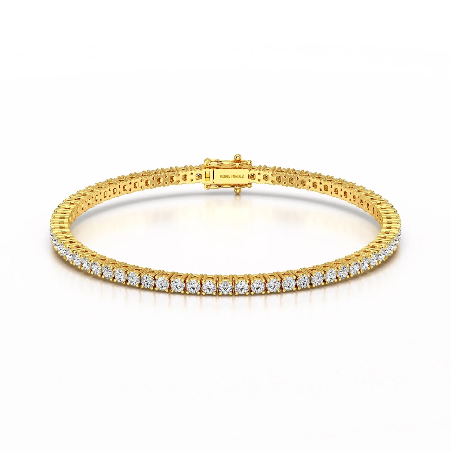 4.5 CT Round cut Lab Diamond Tennis Bracelet