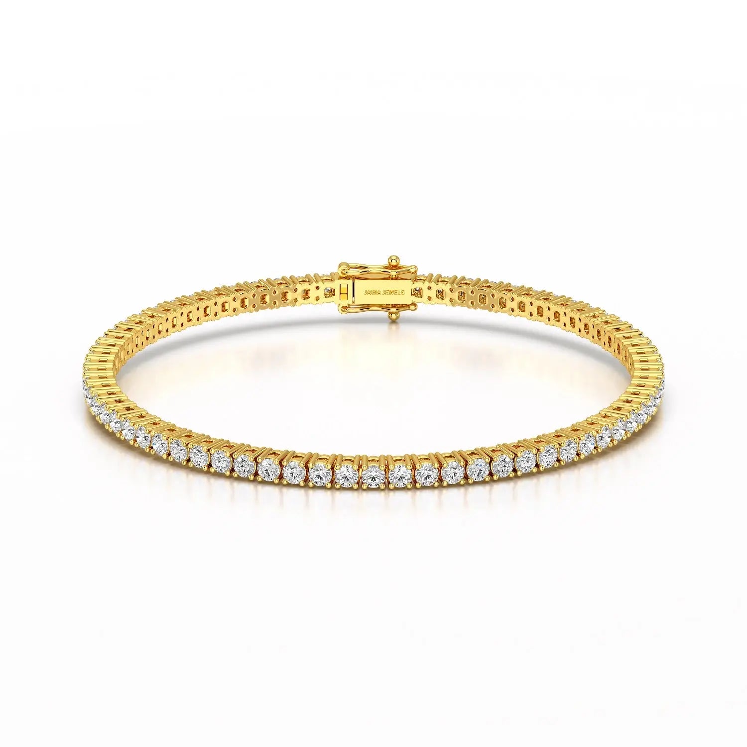 4.5 CT Round cut Lab Diamond Tennis Bracelet