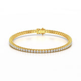 4.5 CT Round cut Lab Diamond Tennis Bracelet
