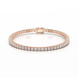 5.5 CT Round cut Lab Diamond Tennis Bracelet