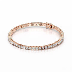5.5 CT Round cut Lab Diamond Tennis Bracelet