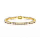 7 CT Round cut Lab Diamond Tennis Bracelet