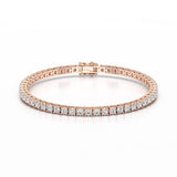7 CT Round cut Lab Diamond Tennis Bracelet